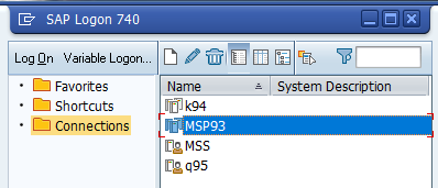 Sharp Knowledge Base | FAQ - How to Login to SAP system